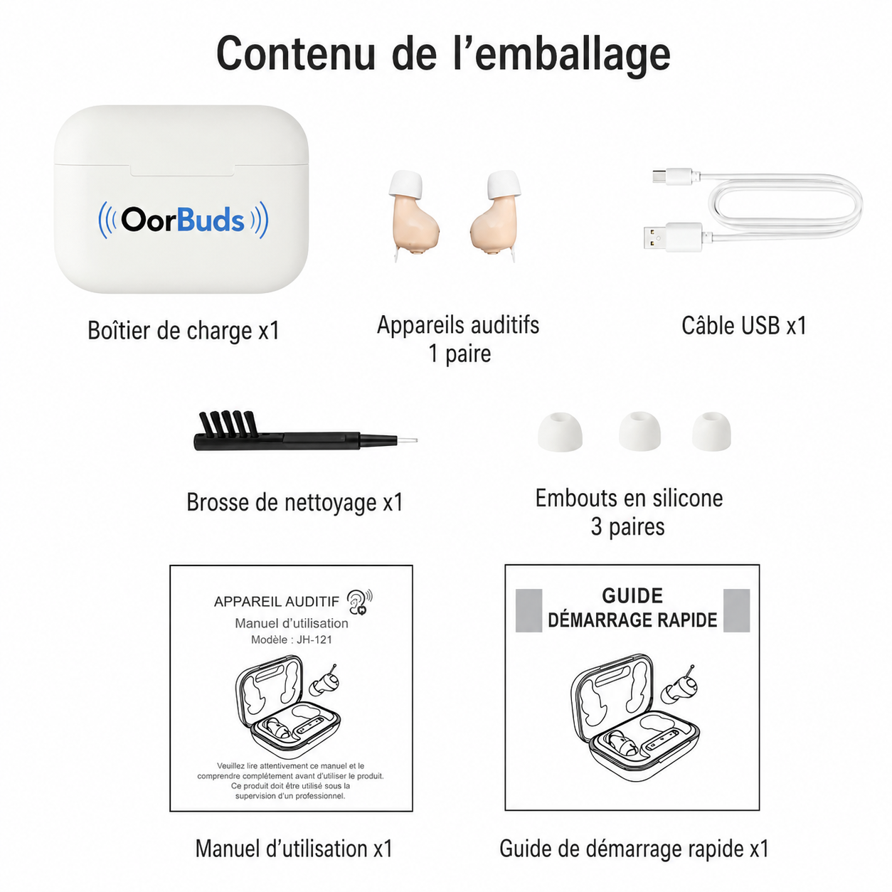 OorBuds - Aides Auditives Confort